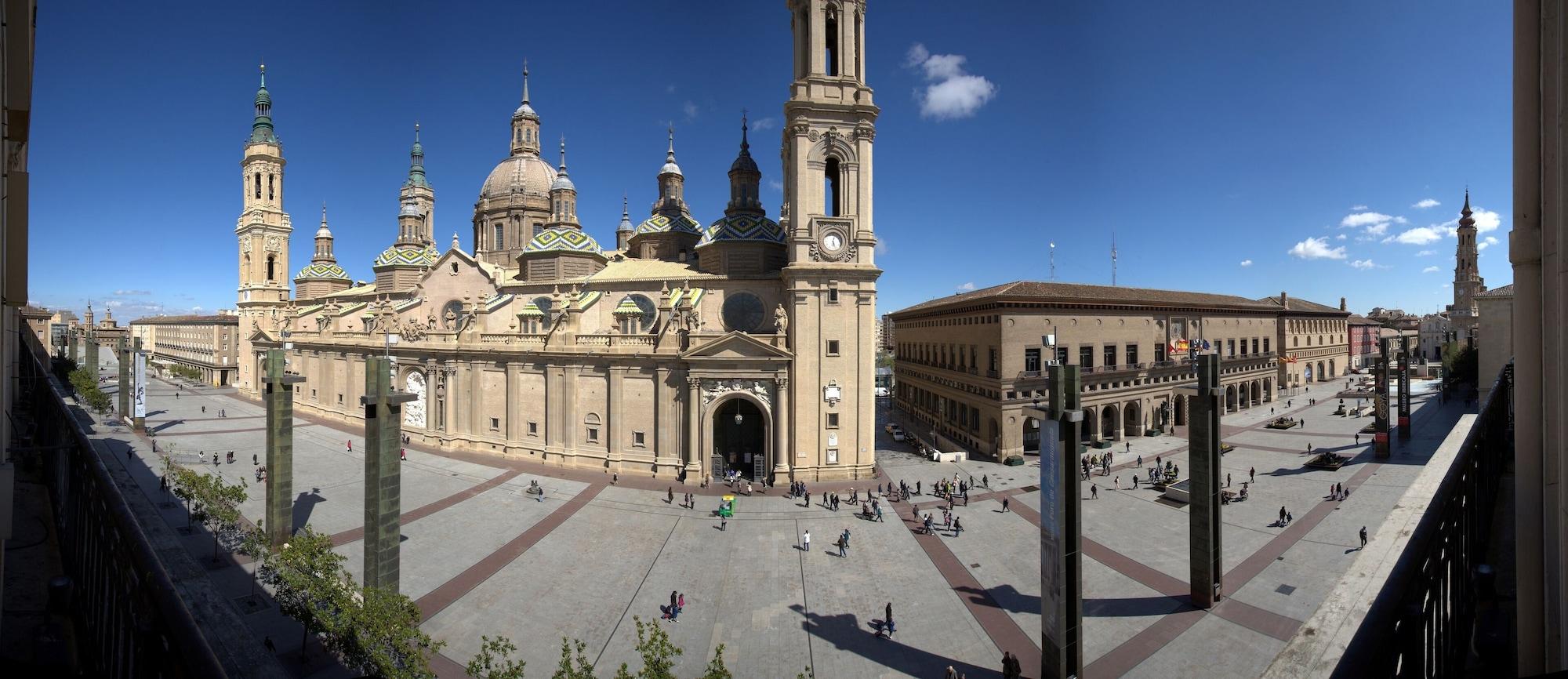 Hotel Pilar Plaza Saragossa Exterior foto